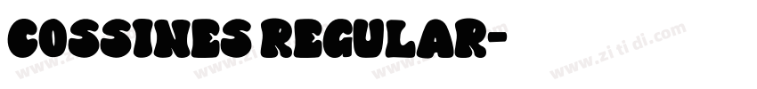 Cossines Regular字体转换